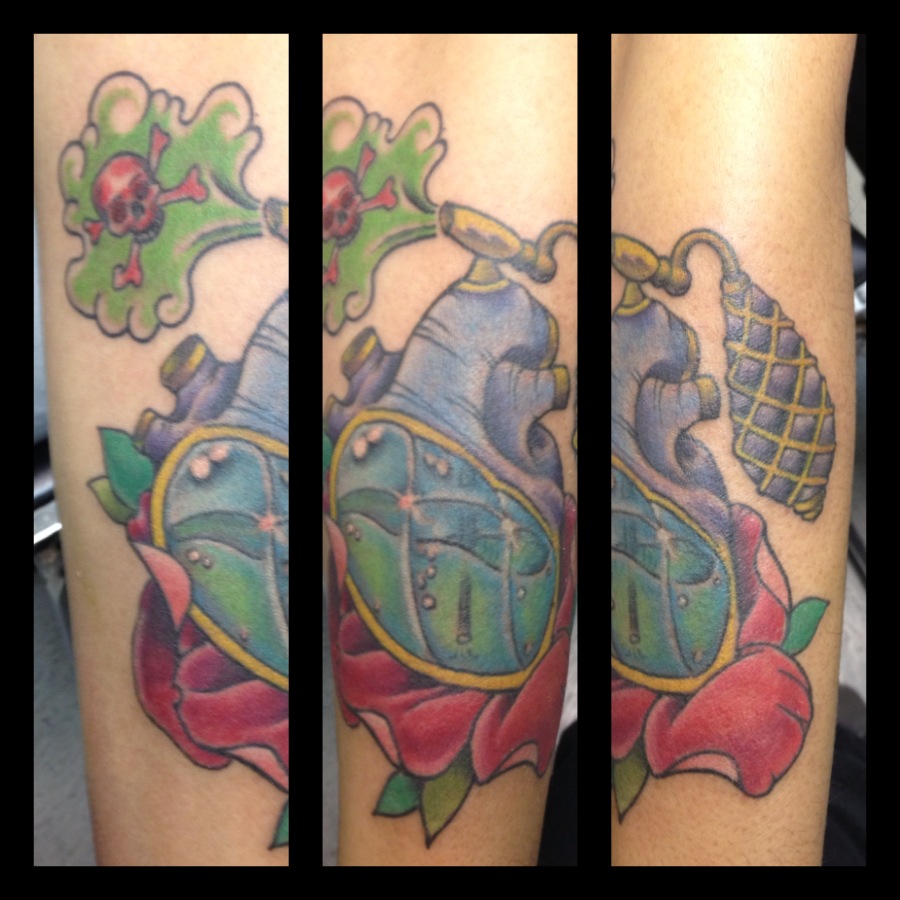 heartshaped perfume bottle